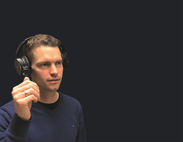 Man with headset