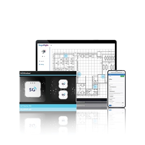 SG Wireless Indoor Asset Tracking Solution Kit uses nRF52840 SoC