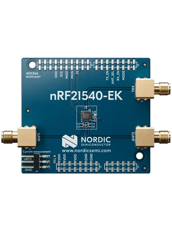 nRF21540 EK Top View Vertical