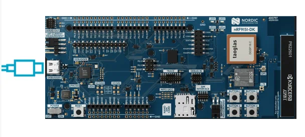 nRF9151 get started.png a circuit board