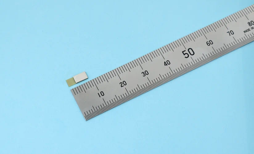 a close up of a measure